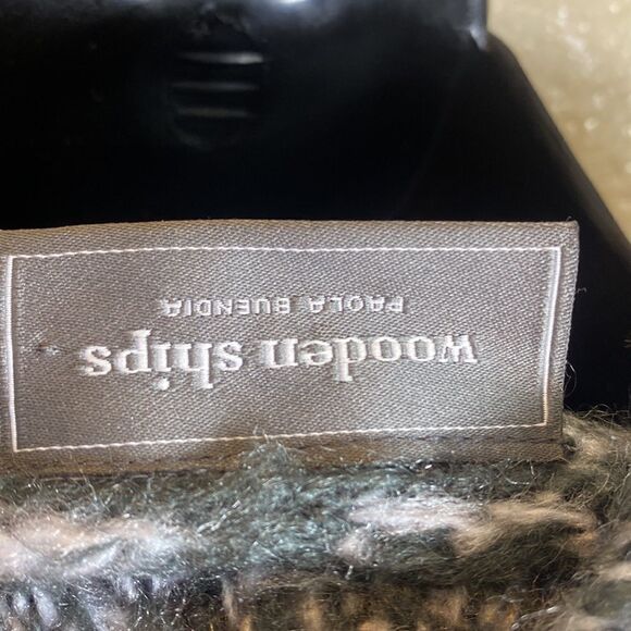 Paola buendia wooden ships open front longline cardigan mohair/wool soft cozy - Picture 4 of 5